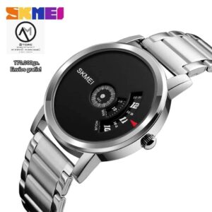 Reloj Hombre Skmei 9140 Analogico Acero Fecha Impacto Online